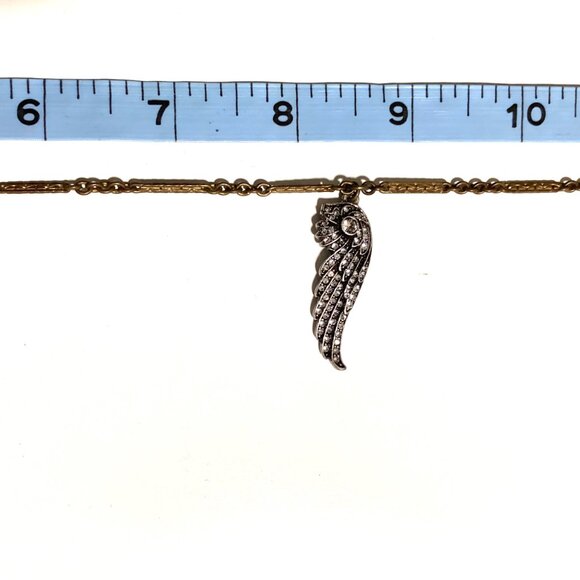 Lulu Frost Crystal Wing Necklace - Picture 9 of 9